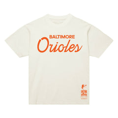 Baltimore Orioles Mitchell & Ness Vintage Script T-Shirt - MLB T-shirts