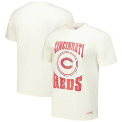 Cincinnati Reds Mitchell & Ness Arched Logo Slub T-Shirt - MLB T-shirts