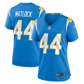 Los Angeles Chargers Scott Matlock Women's Game Jersey | NFL Outlet