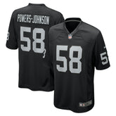 Las Vegas Raiders Jackson Powers-Johnson Team Game Jersey | NFL Hot