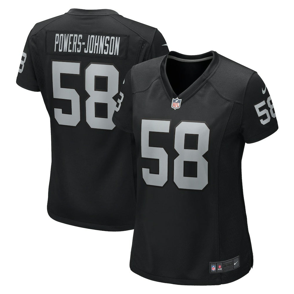 Las Vegas Raiders Jackson Powers-Johnson Women's Game Jersey | NFL US