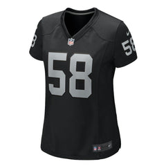 Las Vegas Raiders Jackson Powers-Johnson Women's Game Jersey | NFL US