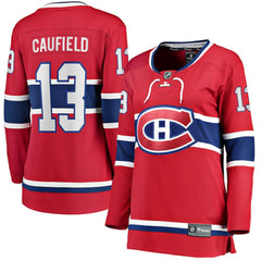 Cole Caufield Montreal Canadiens Fanatics Women's Home Premier Breakaway Player Jersey Breakaway Jersey - NHL Jerseys