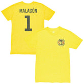 Luis Malagón Club America 1863FC Vintage Player Name & Number Tri-blend T-Shirt