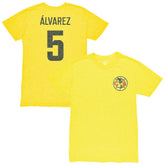 Kevin Álvarez Club America 1863FC Vintage Player Name & Number Tri-blend T-Shirt