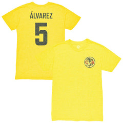 Kevin Álvarez Club America 1863FC Vintage Player Name & Number Tri-blend T-Shirt