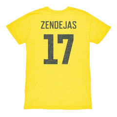 Alejandro Zendejas Club America 1863FC Vintage Player Name & Number Tri-blend T-Shirt