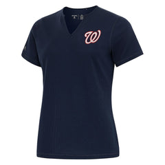 Washington Nationals Antigua Women's Notch Neck T-Shirt - MLB T-shirts