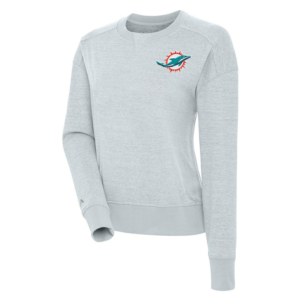 Miami Dolphins Antigua Women's Forward Fleece Pullover Sweatshirt | NFL US