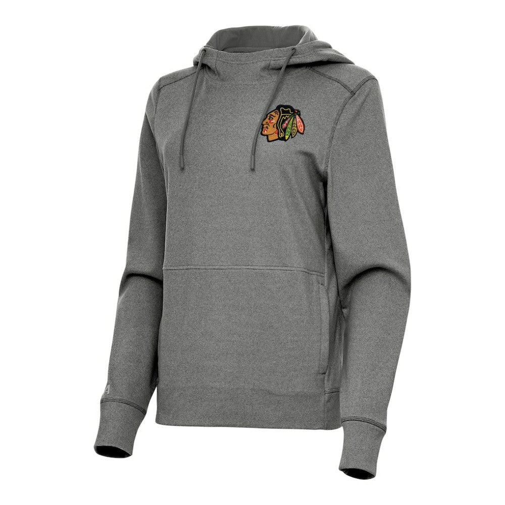Chicago Blackhawks Antigua Women's Justice Pullover Hoodie - NHL Hoodies