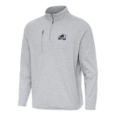 Colorado Avalanche Antigua Certain Quarter-Zip Tri-Blend Sweatshirt - NHL Sweatshirts