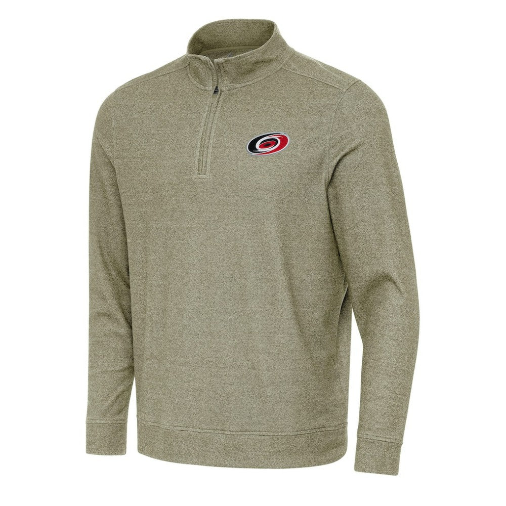 Carolina Hurricanes Antigua Subtle Quarter-Zip Sweatshirt - NHL Sweatshirts
