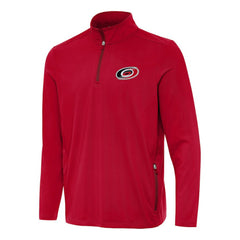 Carolina Hurricanes Antigua Perilous Quarter-Zip Sweatshirt - NHL Sweatshirts