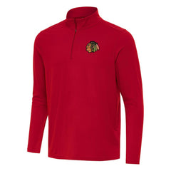 Chicago Blackhawks Antigua Intent Quarter-Zip Top - NHL