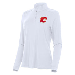 Calgary Flames Antigua Women's Intent Quarter-Zip Top - NHL