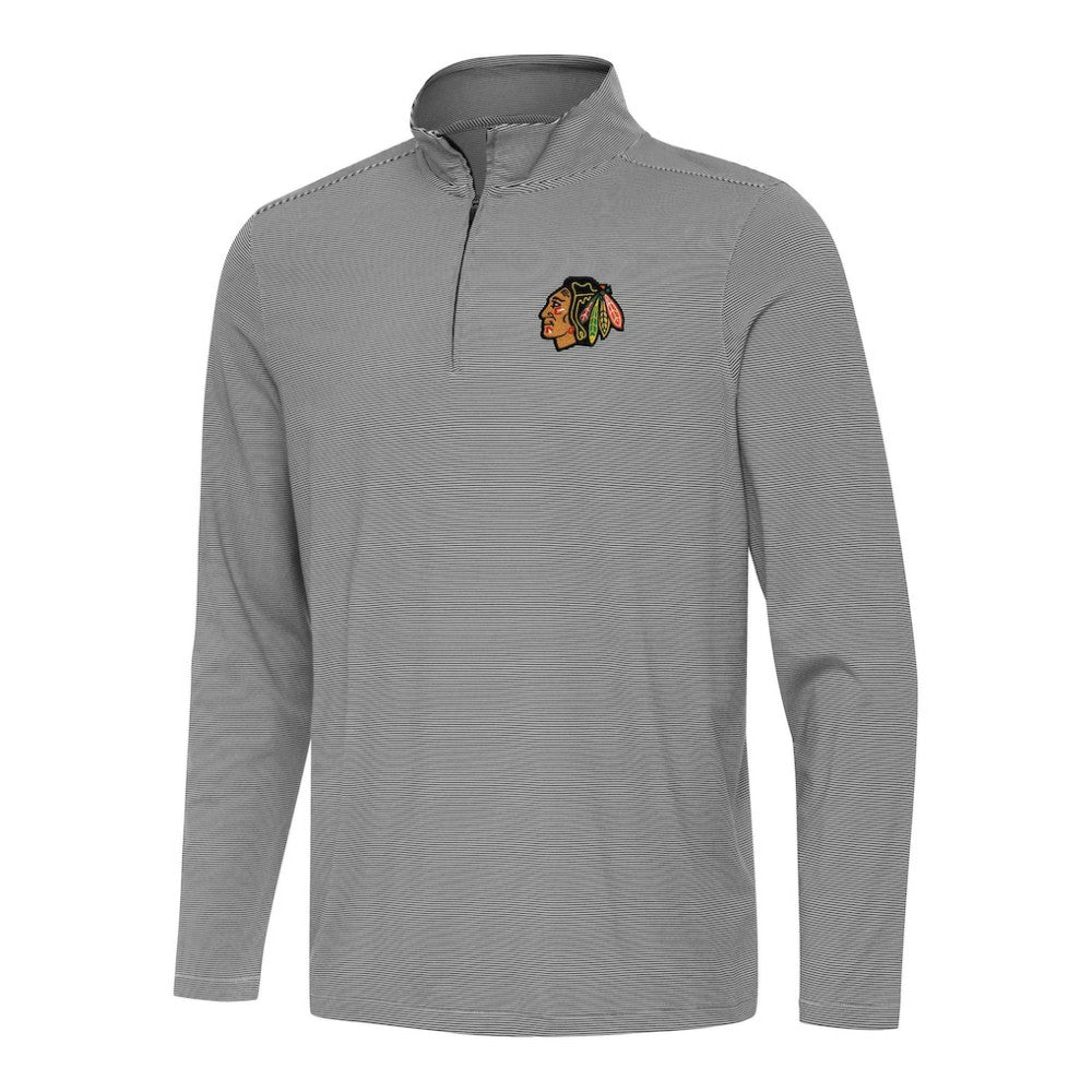 Chicago Blackhawks Antigua Twine Quarter-Zip Top - NHL