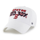 Boston Red Sox '47 Women's Flower Power Clean Up Adjustable Hat - MLB Hats