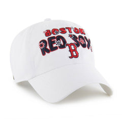 Boston Red Sox '47 Women's Flower Power Clean Up Adjustable Hat - MLB Hats