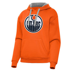 Edmonton Oilers Antigua Women's Victory Pullover Hoodie - NHL Hoodies