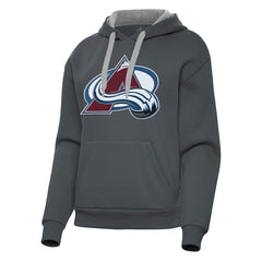 Colorado Avalanche Antigua Women's Victory Pullover Hoodie - NHL Hoodies