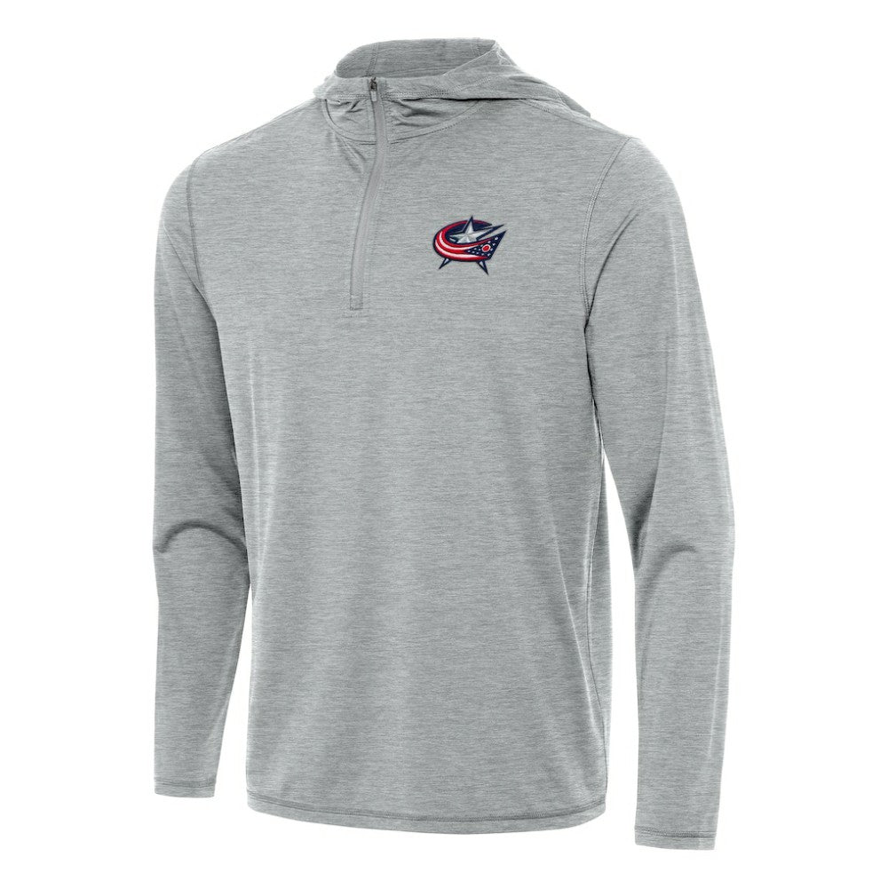 Columbus Blue Jackets Antigua Tidy Quarter-Zip Hoodie - NHL Hoodies