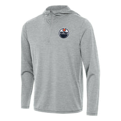 Edmonton Oilers Antigua Tidy Quarter-Zip Hoodie - NHL Hoodies