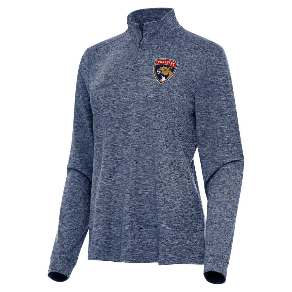 Florida Panthers Antigua Women's Mentor Quarter-Zip Mock Long Sleeve Top - NHL