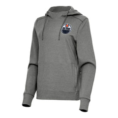 Edmonton Oilers Antigua Women's Justice Pullover Hoodie - NHL Hoodies