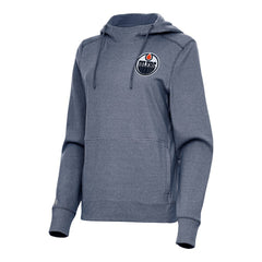 Edmonton Oilers Antigua Women's Justice Pullover Hoodie - NHL Hoodies
