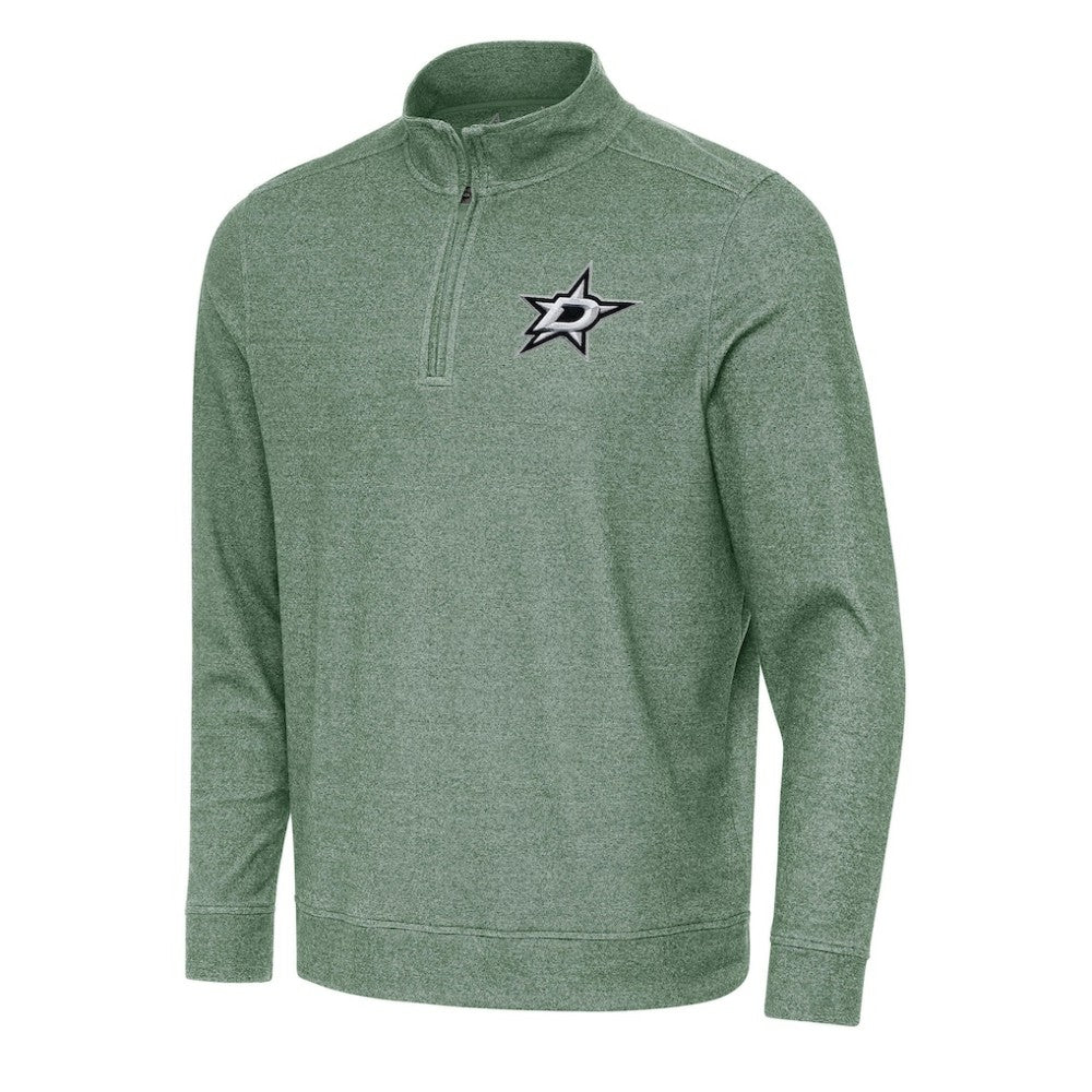 Dallas Stars Antigua Subtle Quarter-Zip Sweatshirt - NHL Sweatshirts