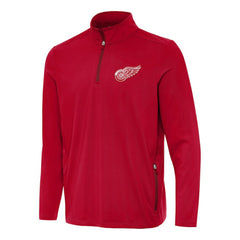 Detroit Red Wings Antigua Perilous Quarter-Zip Sweatshirt - NHL Sweatshirts