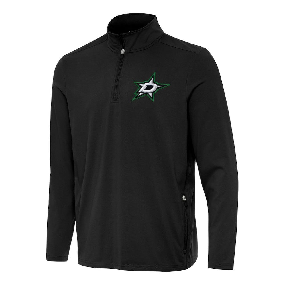 Dallas Stars Antigua Perilous Quarter-Zip Sweatshirt - NHL Sweatshirts