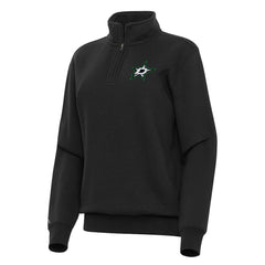 Dallas Stars Antigua Women's Victory Quarter-Zip Sweatshirt - NHL Sweatshirts