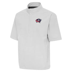 Columbus Blue Jackets Antigua Brisk Quarter-Zip Windbreaker - NHL Jackets