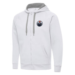 Edmonton Oilers Antigua Big & Tall Victory Full-Zip Hoodie - NHL Hoodies
