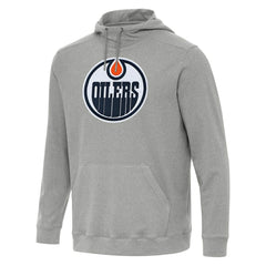 Edmonton Oilers Antigua Cloud Pullover Hoodie - NHL Hoodies