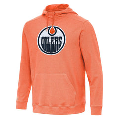 Edmonton Oilers Antigua Cloud Pullover Hoodie - NHL Hoodies