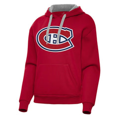 Montreal Canadiens Antigua Women's Victory Pullover Hoodie - NHL Hoodies