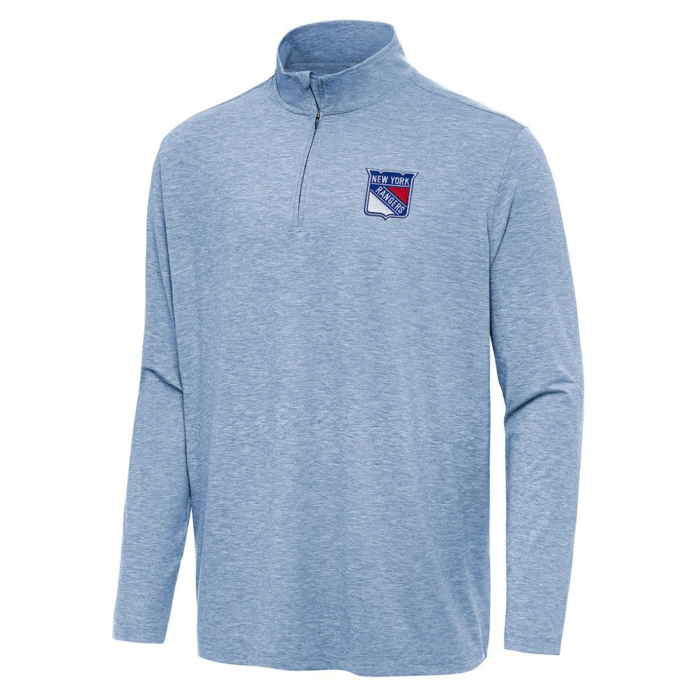 New York Rangers Antigua Hunk Quarter-Zip Top - NHL