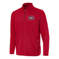 Montreal Canadiens Antigua Perilous Quarter-Zip Sweatshirt - NHL Sweatshirts