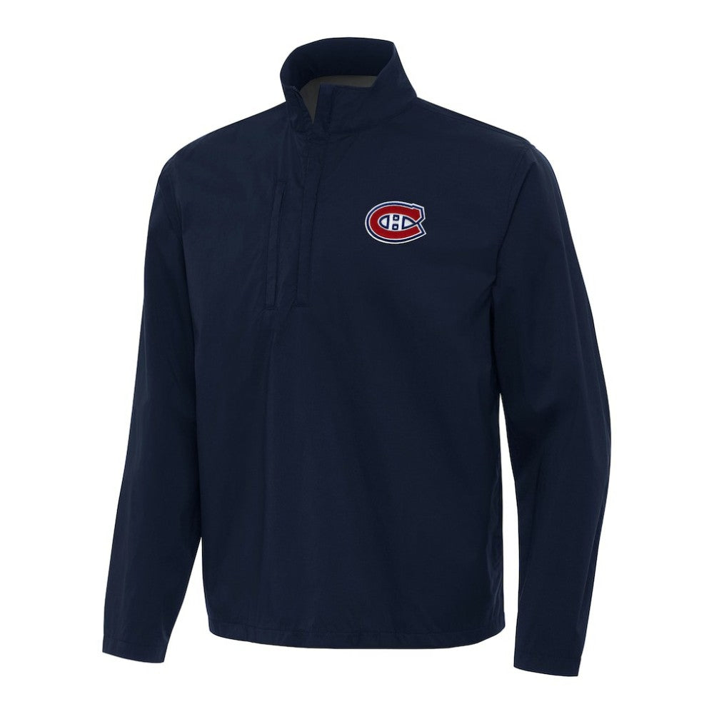 Montreal Canadiens Antigua Brisk Quarter-Zip Windbreaker - NHL