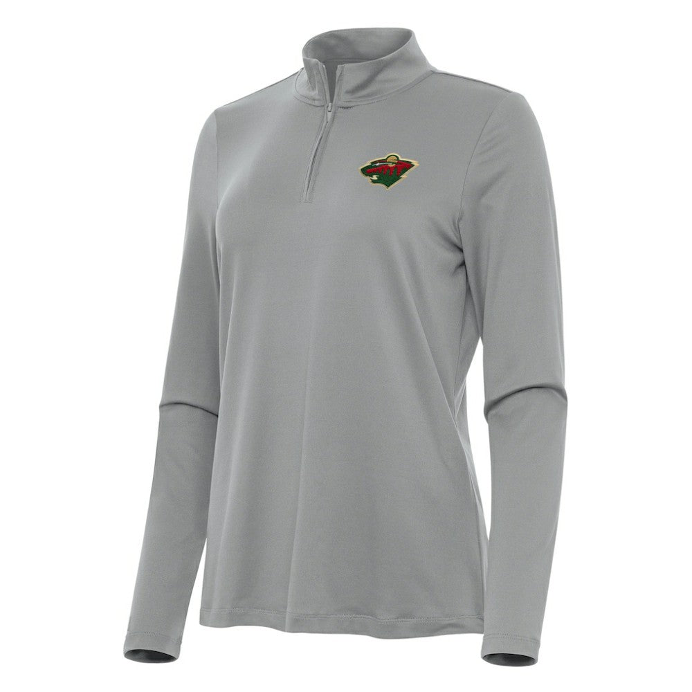 Minnesota Wild Antigua Women's Reprocess Quarter-Zip Top - NHL