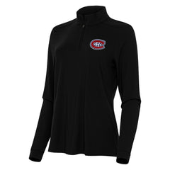 Montreal Canadiens Antigua Women's Intent Quarter-Zip Top - NHL