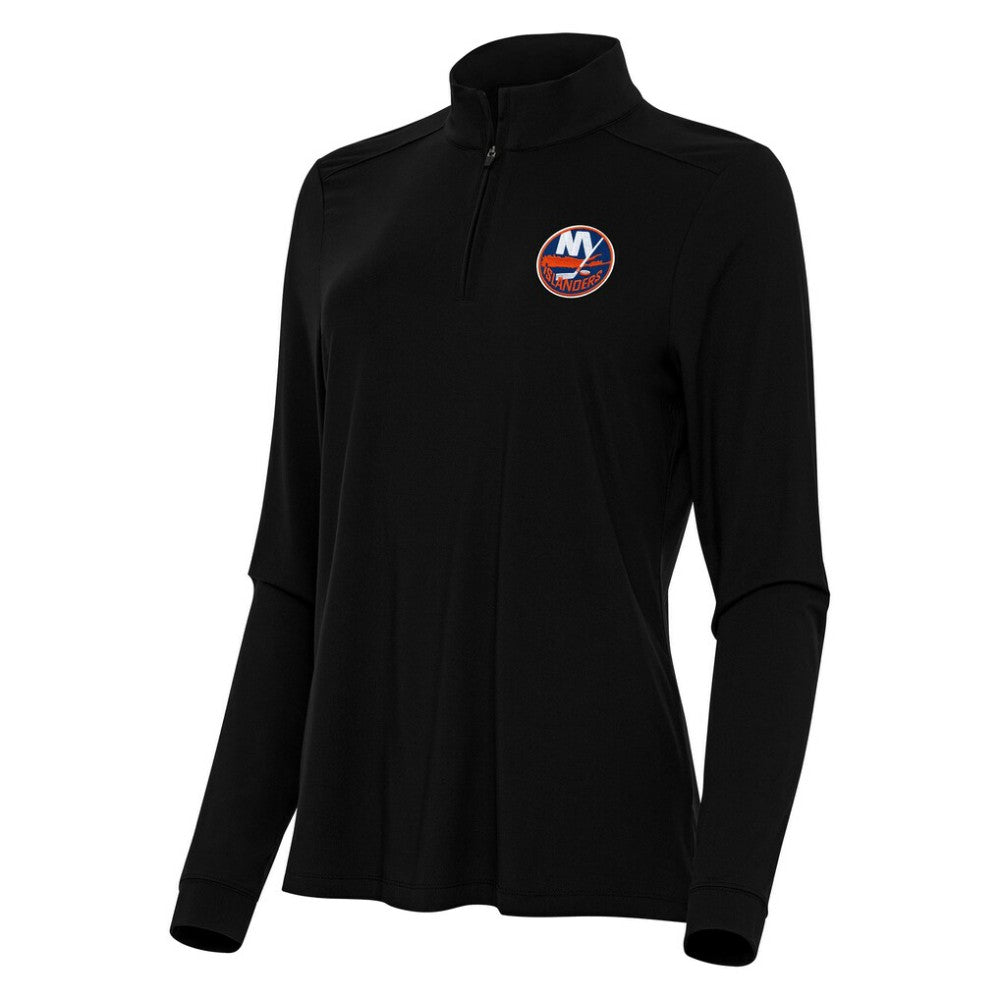 New York Islanders Antigua Women's Intent Quarter-Zip Top - NHL