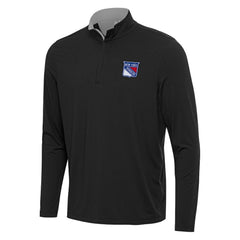 New York Rangers Antigua Content Quarter-Zip Pullover Top - NHL Pullover
