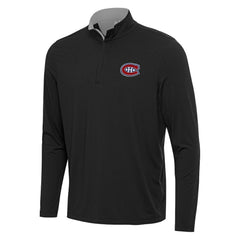 Montreal Canadiens Antigua Content Quarter-Zip Pullover Top - NHL Pullover
