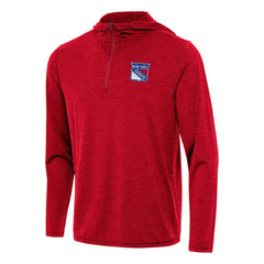 New York Rangers Antigua Tidy Quarter-Zip Hoodie - NHL Hoodies