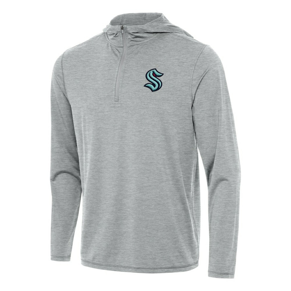 Seattle Kraken Antigua Tidy Quarter-Zip Hoodie - NHL Hoodies