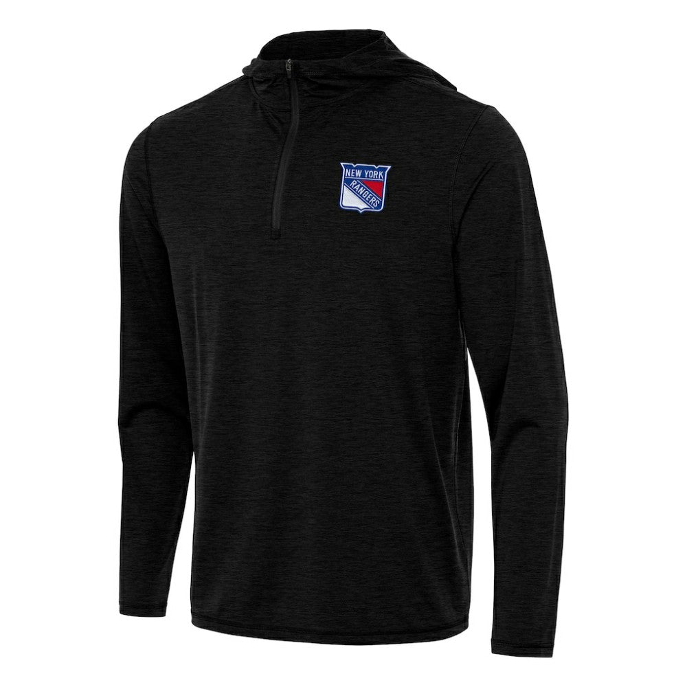 New York Rangers Antigua Tidy Quarter-Zip Hoodie - NHL Hoodies