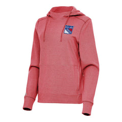New York Rangers Antigua Women's Justice Pullover Hoodie - NHL Hoodies